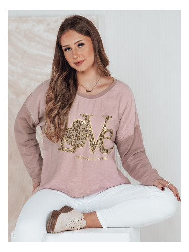 Дамска блуза LOVEGLOW розова