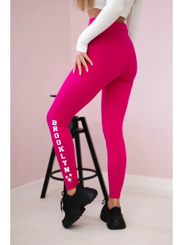 Brooklyn fuchsia leggings