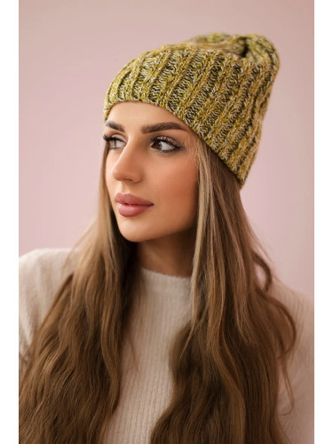 Kesi Cap with fleece Merry K225 kiwi+khaki