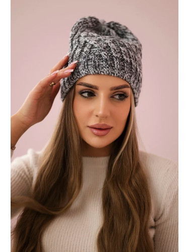 Kesi Cap with fleece Merry K225 gray+graphite