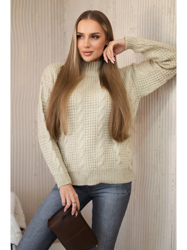 Pullover sweater light beige