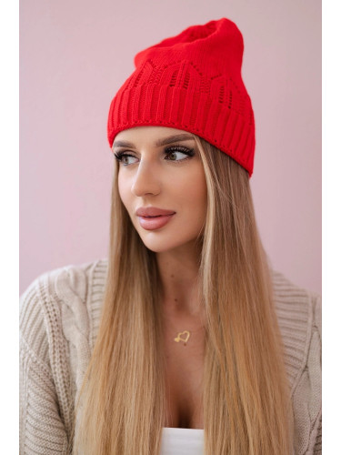 Women's cap Irmina K333 red