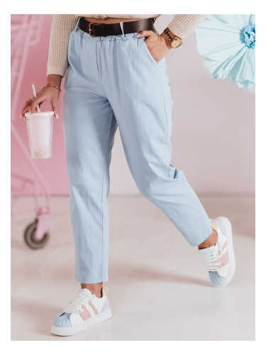 Дамски панталон SOFELIA с колан, светло син