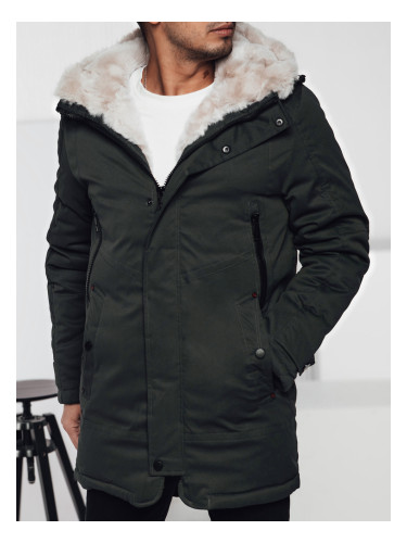 Мъжка зимна парка с качулка