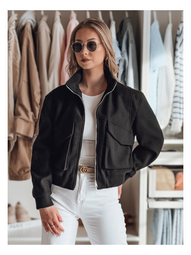 Дамско преходно бомбър яке LUMINA черно