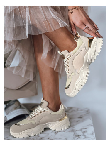 Дамски бежови маратонки LIZZE