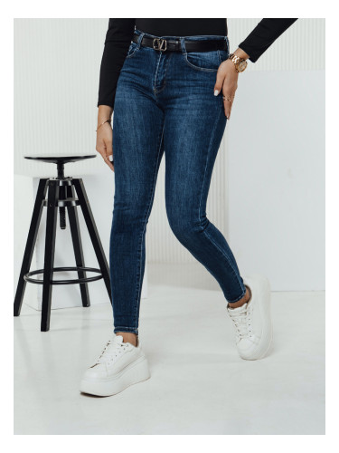 Spodnie damskie jeansowe skinny DIVETTI granatowe Dstreet