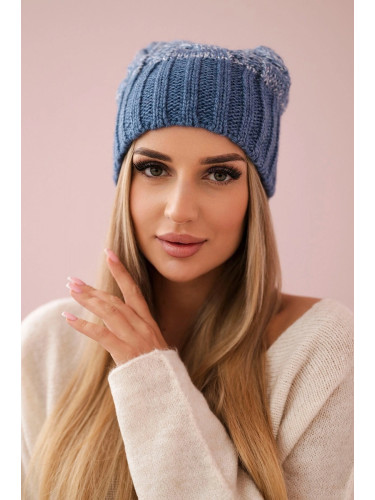 Kesi Cap with fleece Paryż K213 jeans