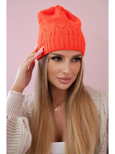 Women's cap Irmina K333 orange