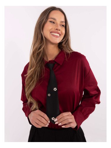 Shirt-DHJ-KS-9213.86-burgundy