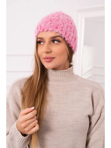 Women's cap Cina K259 dark pink