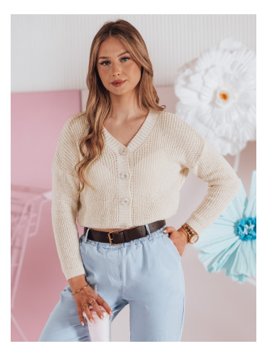 Дамски овърсайз пуловер SWEETDREAM екрю