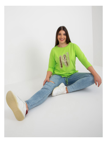 Blouse-RV-BZ-8182.03X-lime green