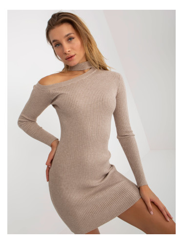 Dress-NM-SK-NG-2315.19P-dark beige