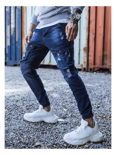 Spodnie męskie niebieskie Dstreet