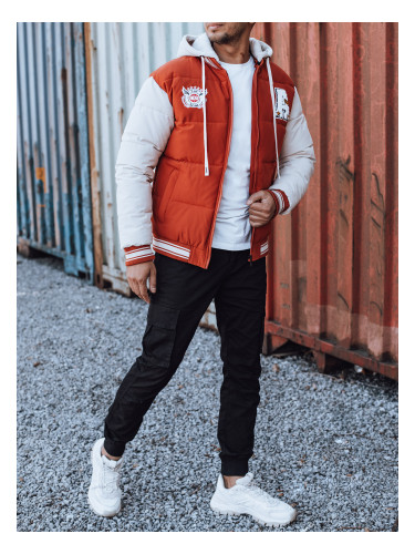 Мъжко червено зимно яке Dstreet