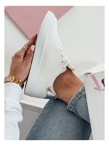 Sneakersy damskie SHINMOVE srebrne Dstreet