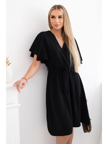 Kesi Włoski Dress with a plunging neckline black