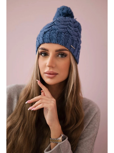 Kesi Cap with fleece Waleria K307 jeans