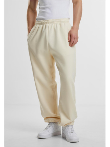 Men's basic sweatpants Fluffy cream