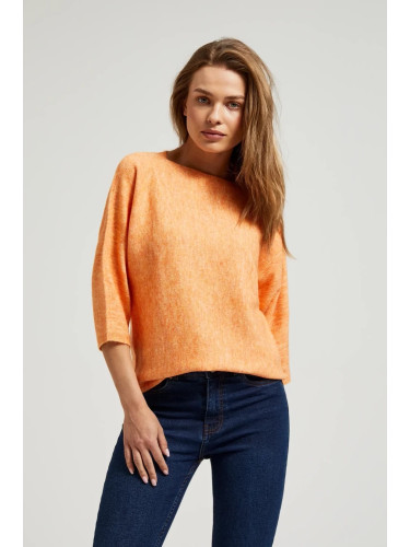 Marisse Women's Sweater Z-Sw-4512 Orange Mel