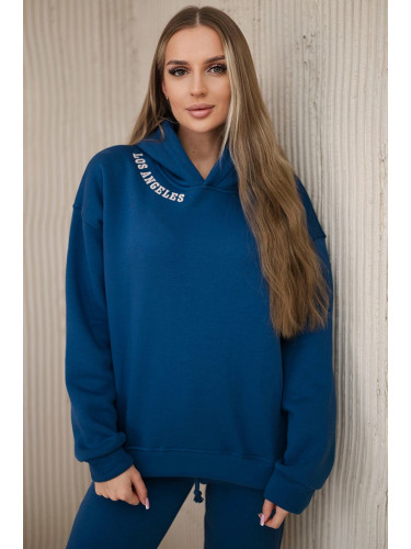 Insulated set with embroidery Los Angeles jeans