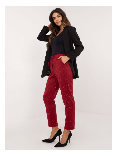 Trousers-DHJ-SP-A7690.01P-burgundy