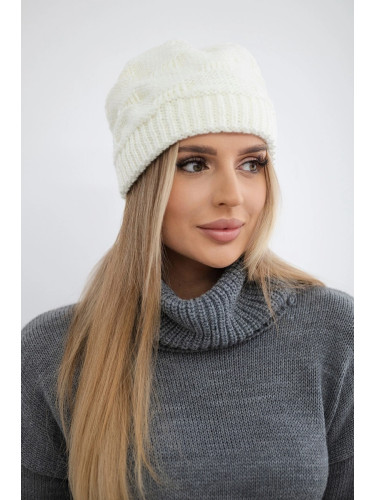 marka niezdefiniowana Women's cap Nastia K373 ecru