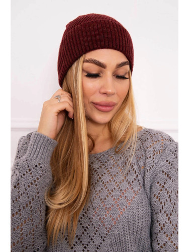 Kesi Cap thin Oliwia K252 burgundy