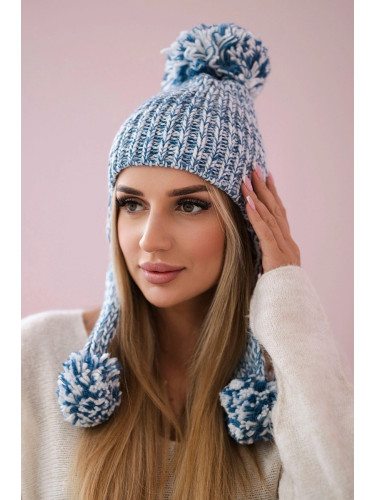 Women's cap with long ears Emma K343 jeans