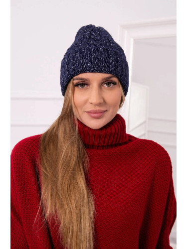 Cap with fastening Ariana K299 dark blue