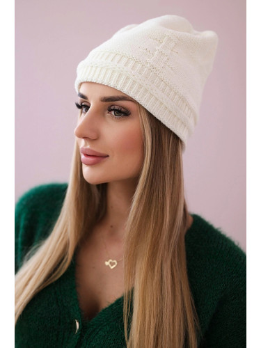 Women's cap Kaja K339 ecru