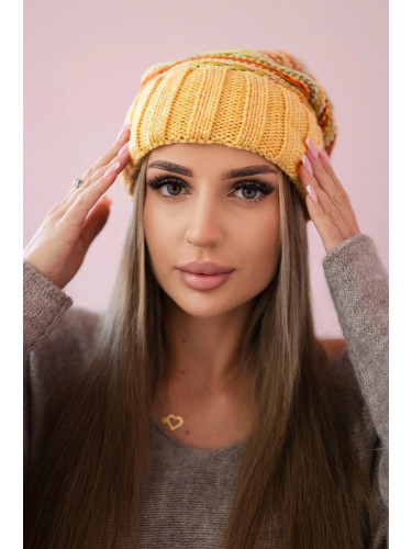 Women's cap Feba K330 mustard