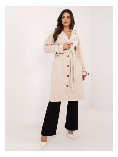 Coat TW-PL-BI-2209.71P-light beige