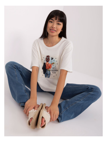 T-shirt-LK-TS-509353.25P-ecru