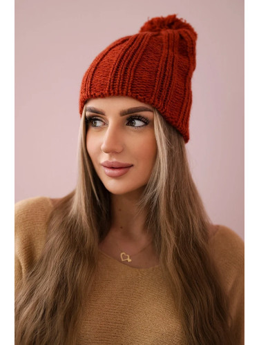 Kesi Cap with fleece Idalia K284 brown