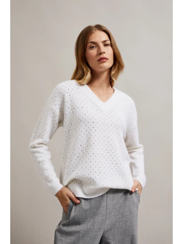 Marisse Women's Sweater Z-Sw-4519 Off White