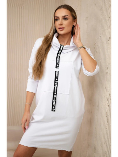 Tie dress white