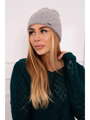 marka niezdefiniowana Cap Agata K222 light gray