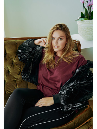 Women's jacket Vanish Oversized Diamond Quilt Jacket black