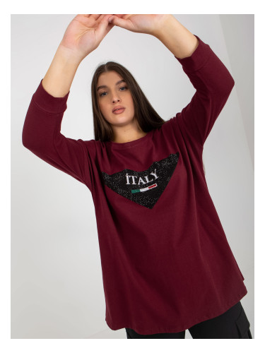 Blouse-VI-BZ-2911.82P-dark purple