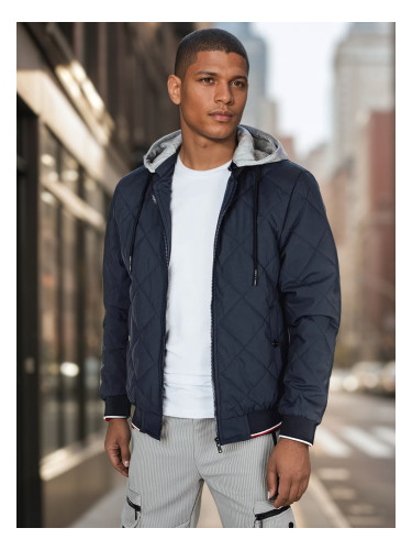 Мъжко преходно ватирано яке с качулка