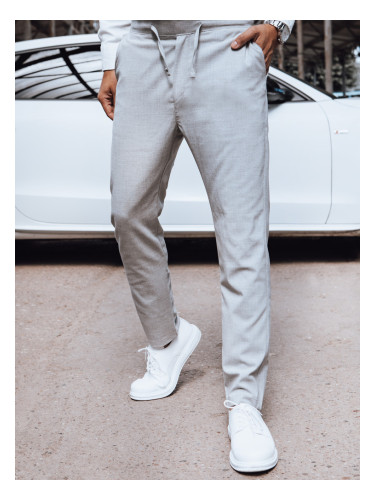 Мъжки чинос панталони светло сиви