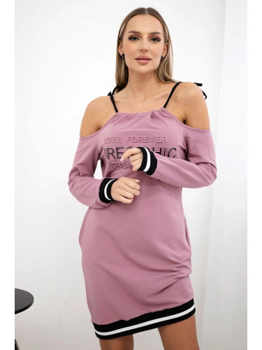 Tres Chic Dress Dark Pink