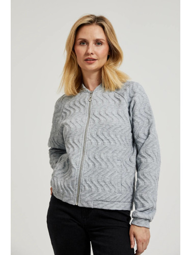 Marisse Women's Sweatshirt Z-Bl-4506 L.Grey