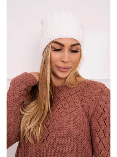 Kesi Cap with fleece Anna K238 white