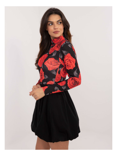 Dress-DHJ-SK-19959.35-black-red