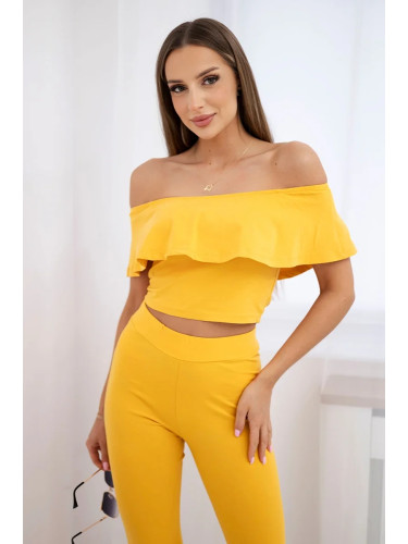 Ruffle mustard set