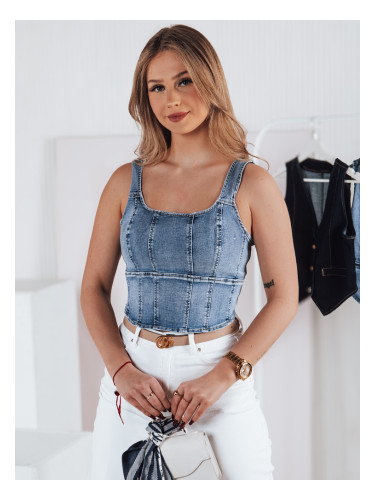 Дамски дънков топ VESTTOP