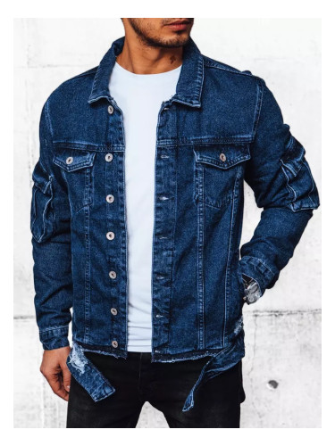 Kurtka męska jeansowa niebieska Dstreet